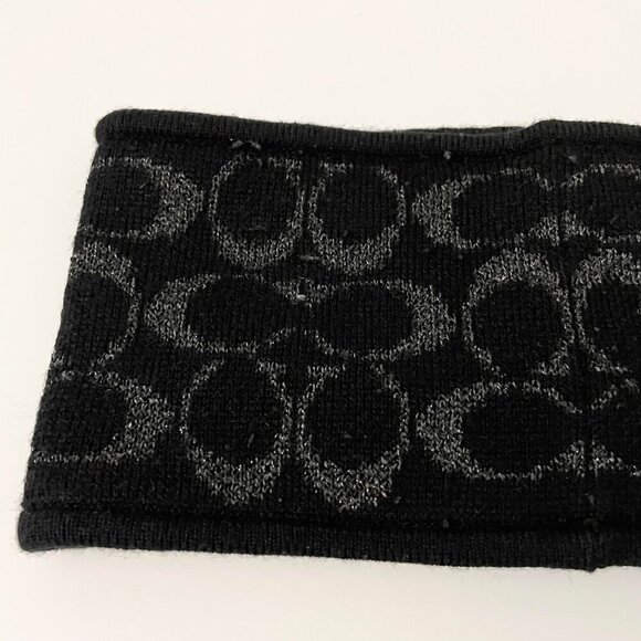 Coach Knit Headband Ear Warmer Flaws - Picture 3 of 16